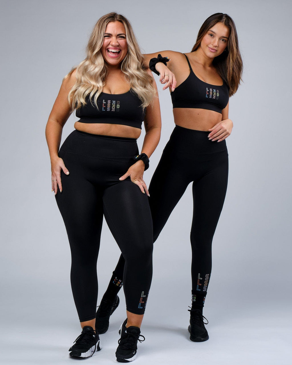 Model wearing Progress 7/8 Length Tight - Black