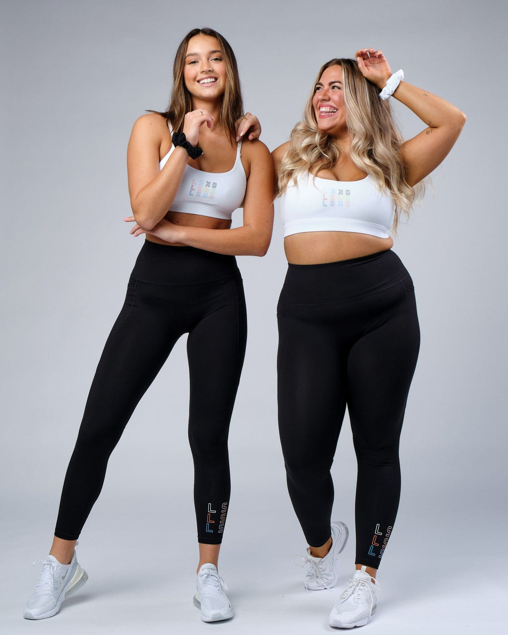 Model wearing Progress Full Length Tight - Black