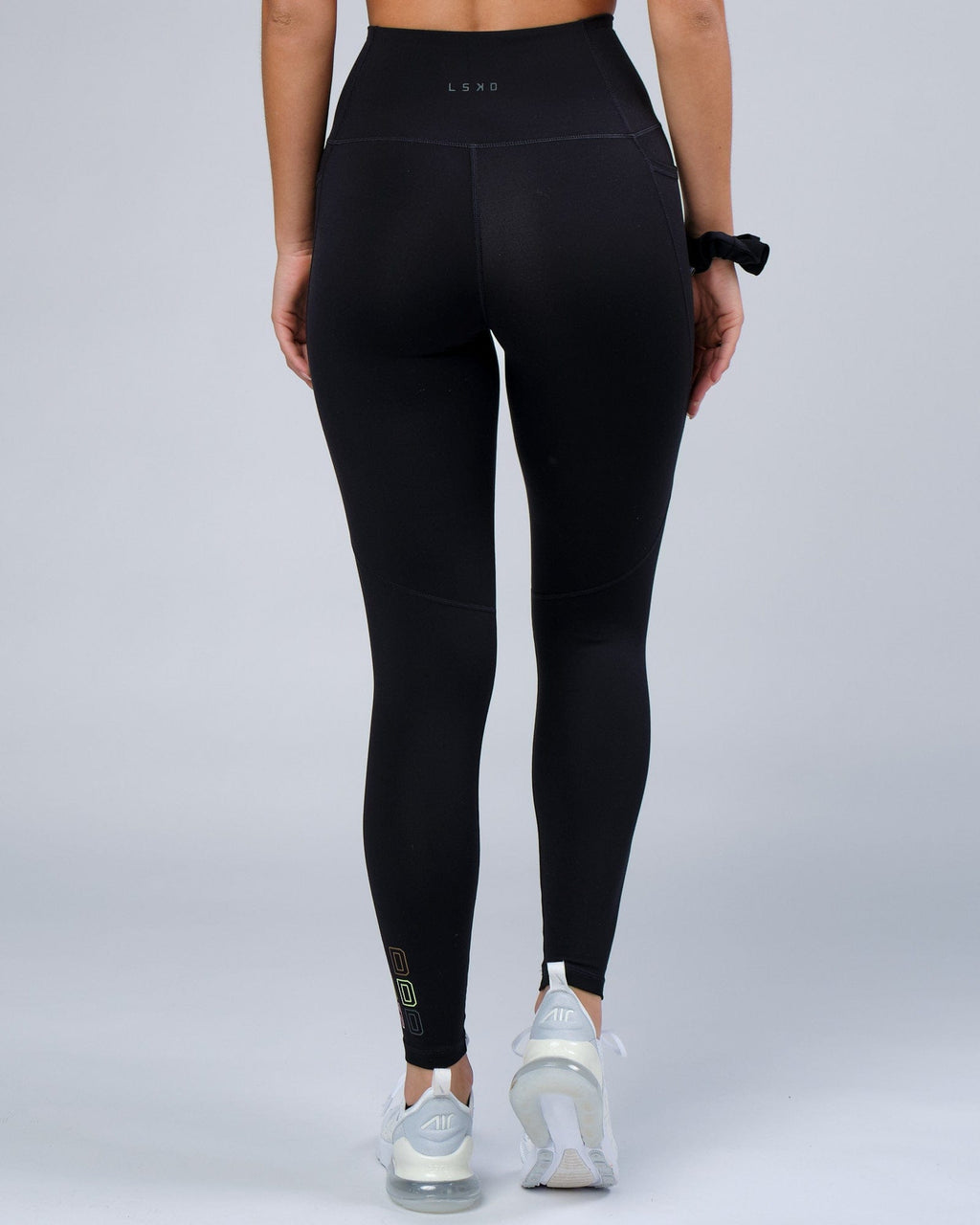 Model wearing Progress Full Length Tight - Black