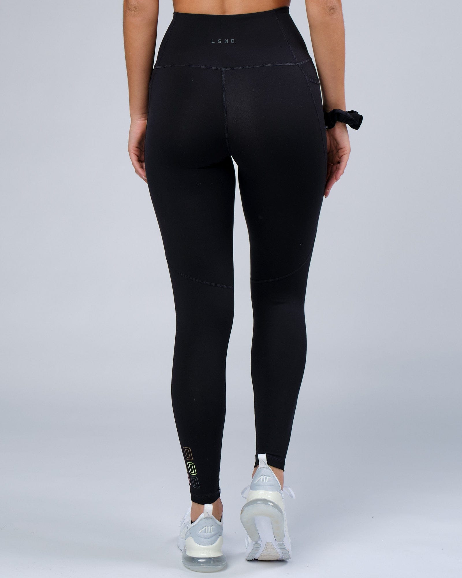 Model wearing Progress Full Length Tight - Black