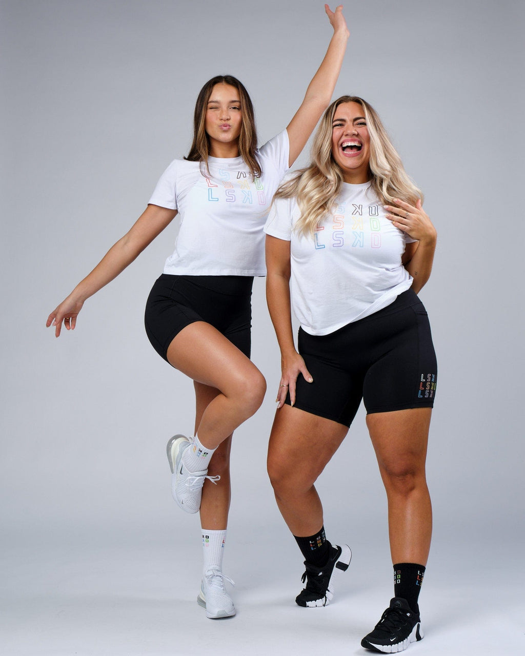 Model wearing Progress FLXCotton Tee - White