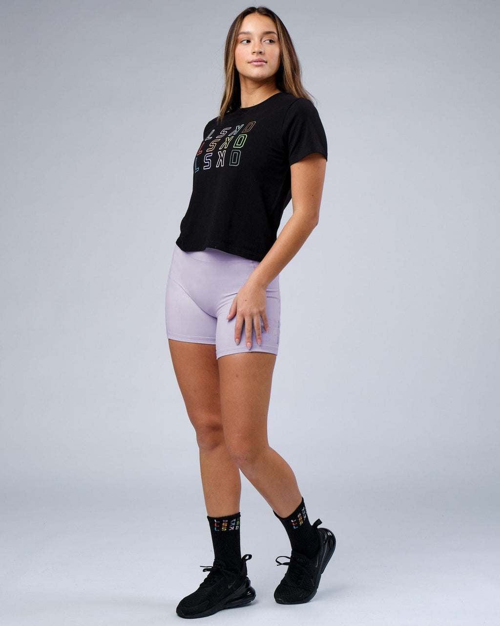 Model wearing Progress FLXCotton Tee - Black