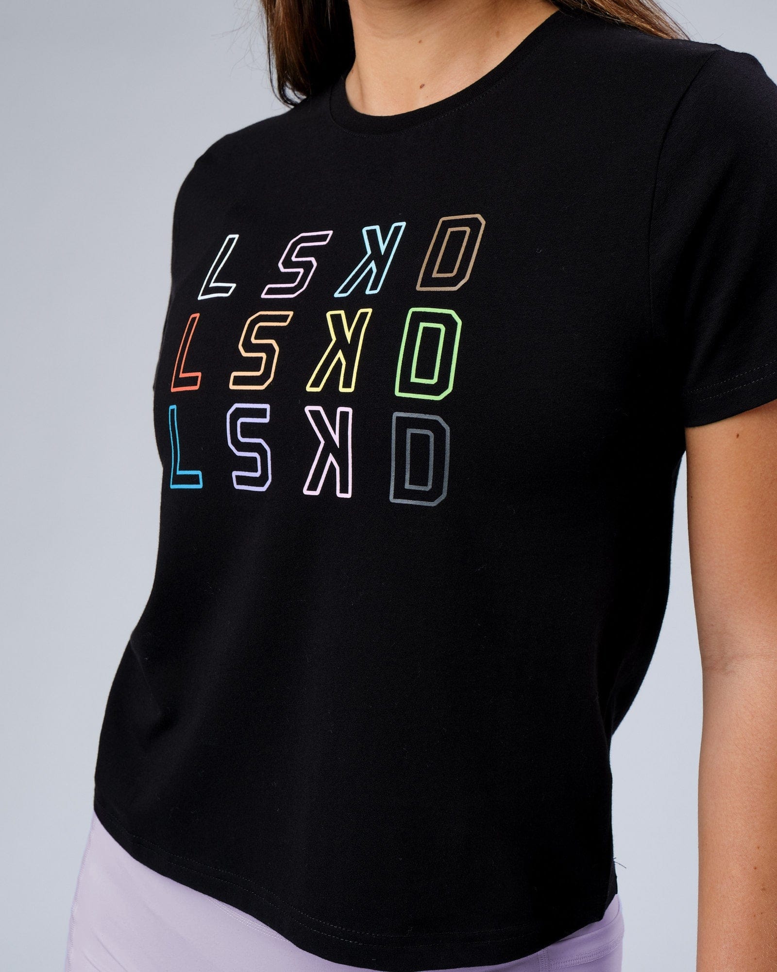 Model wearing Progress FLXCotton Tee - Black