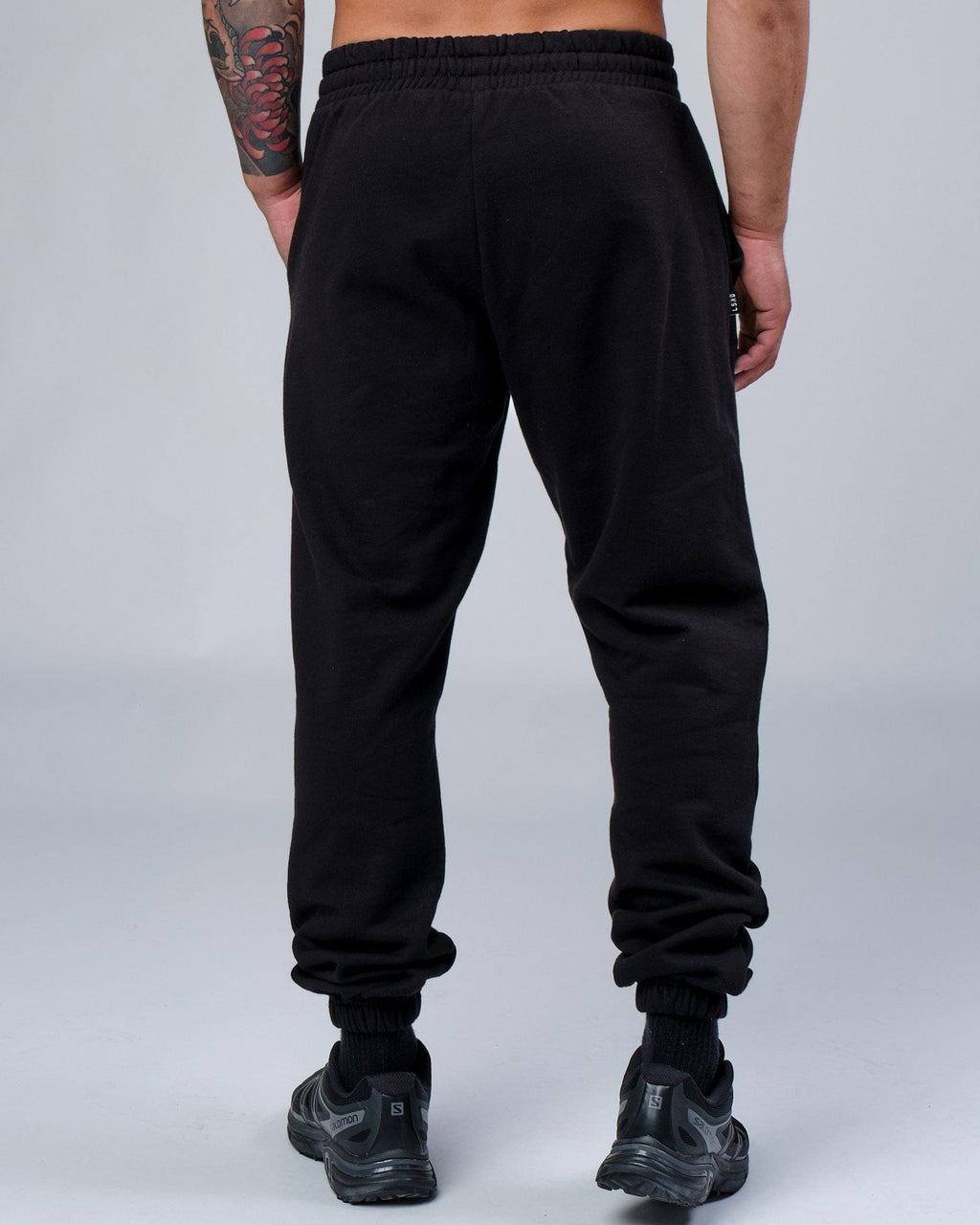 Model wearing Ready Track Pant - Black