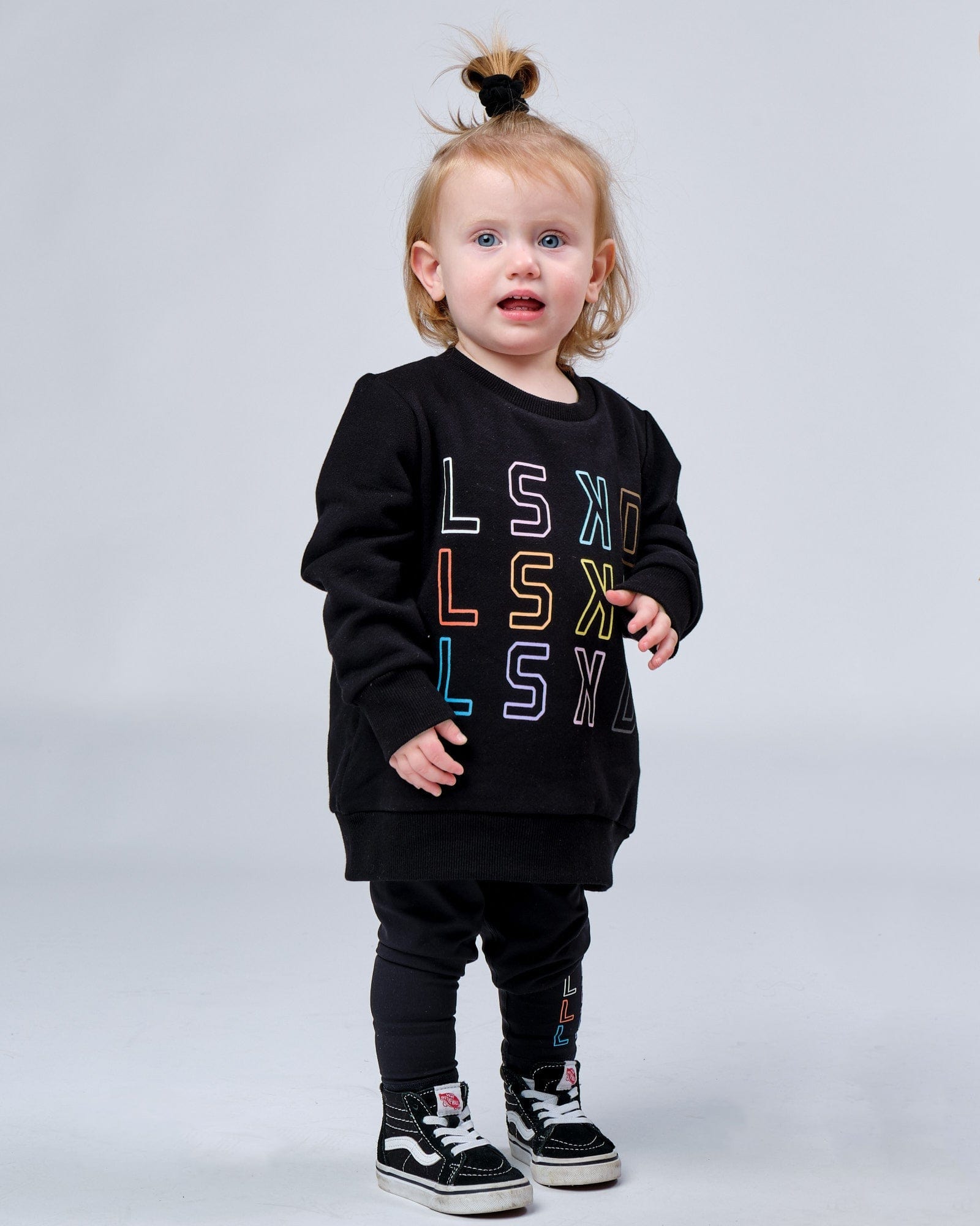 Model wearing Progress Sweater (00-8) - Black