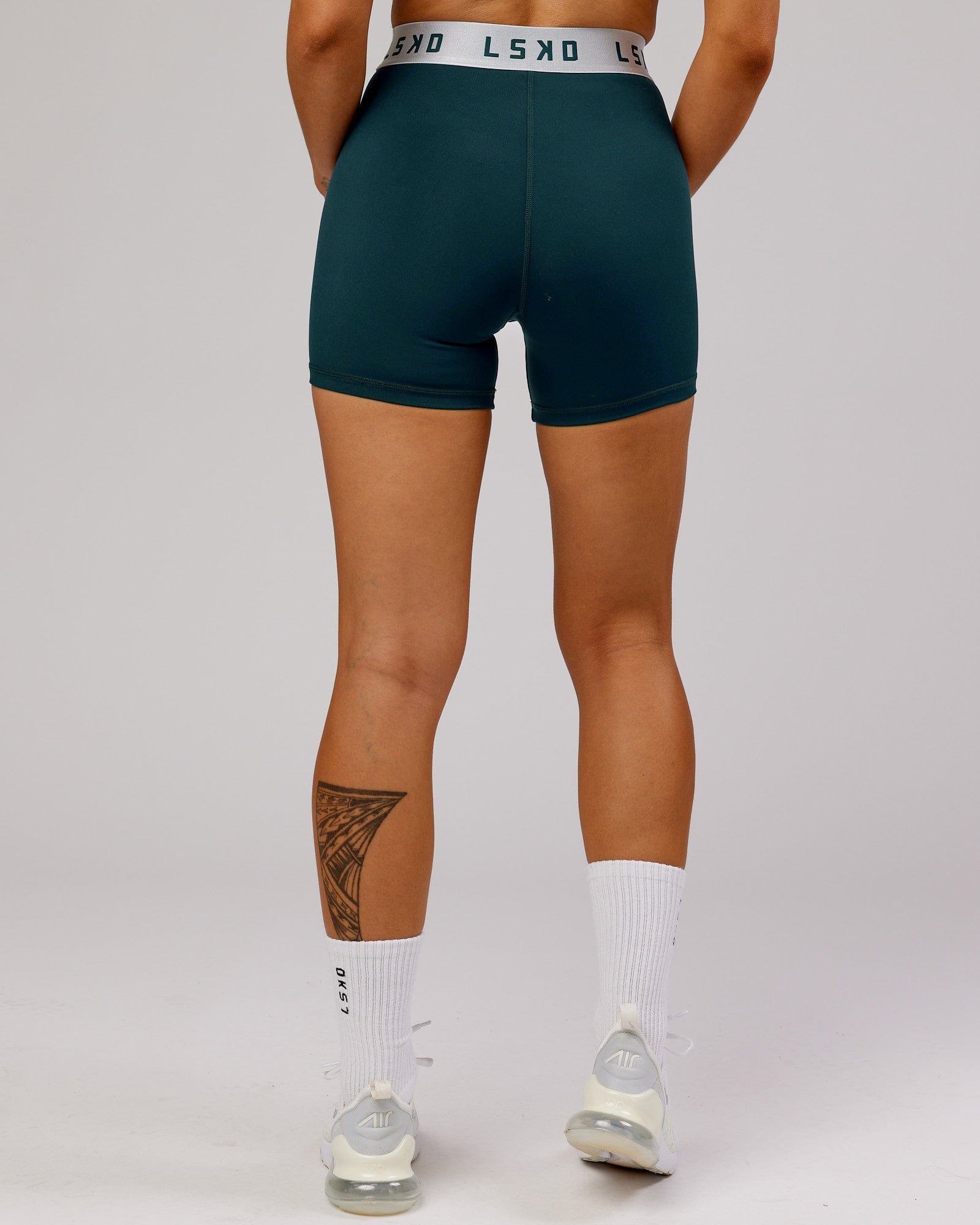 Model wearing Competition X-Short Tight - Deep Teal