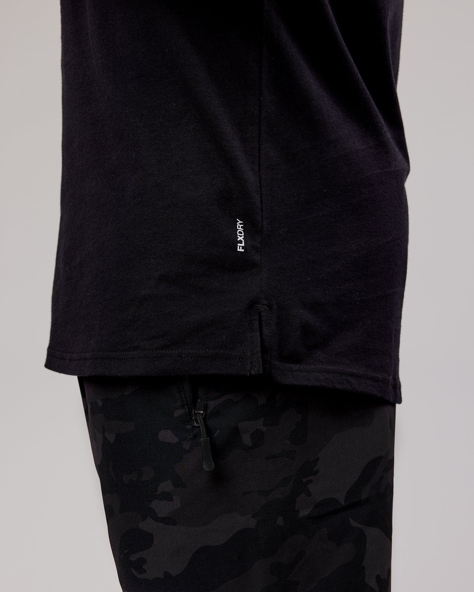 Model wearing Power FLXDRY Training Fit Performance Tank - Black