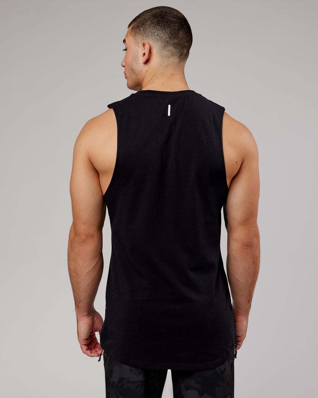 Model wearing Power FLXDRY Training Fit Performance Tank - Black