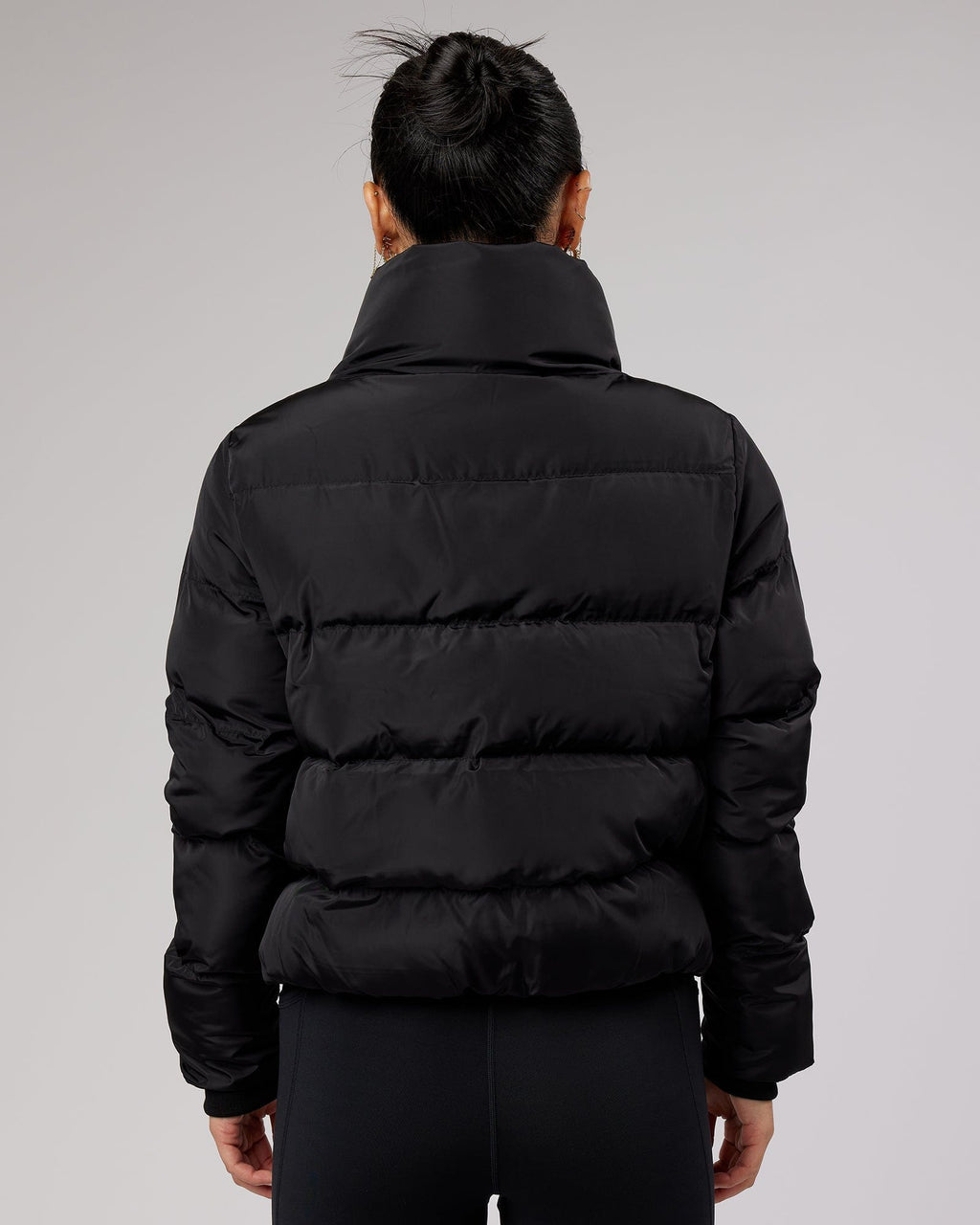Model wearing Daily Puffer Jacket - Black
