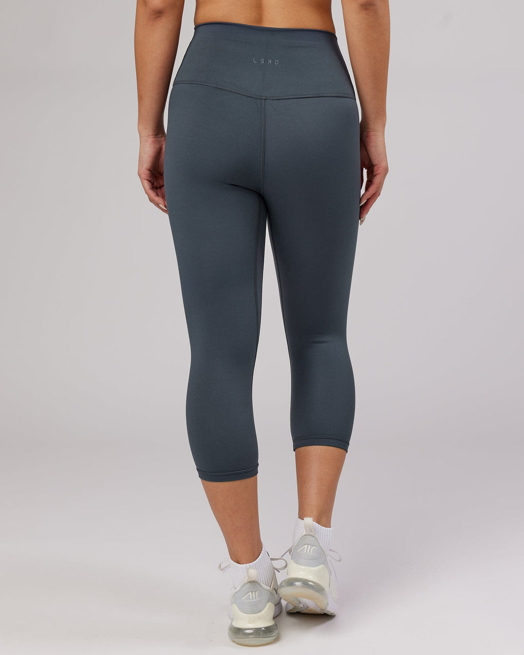 Model wearing Base 3/4 Length Tight - Ink