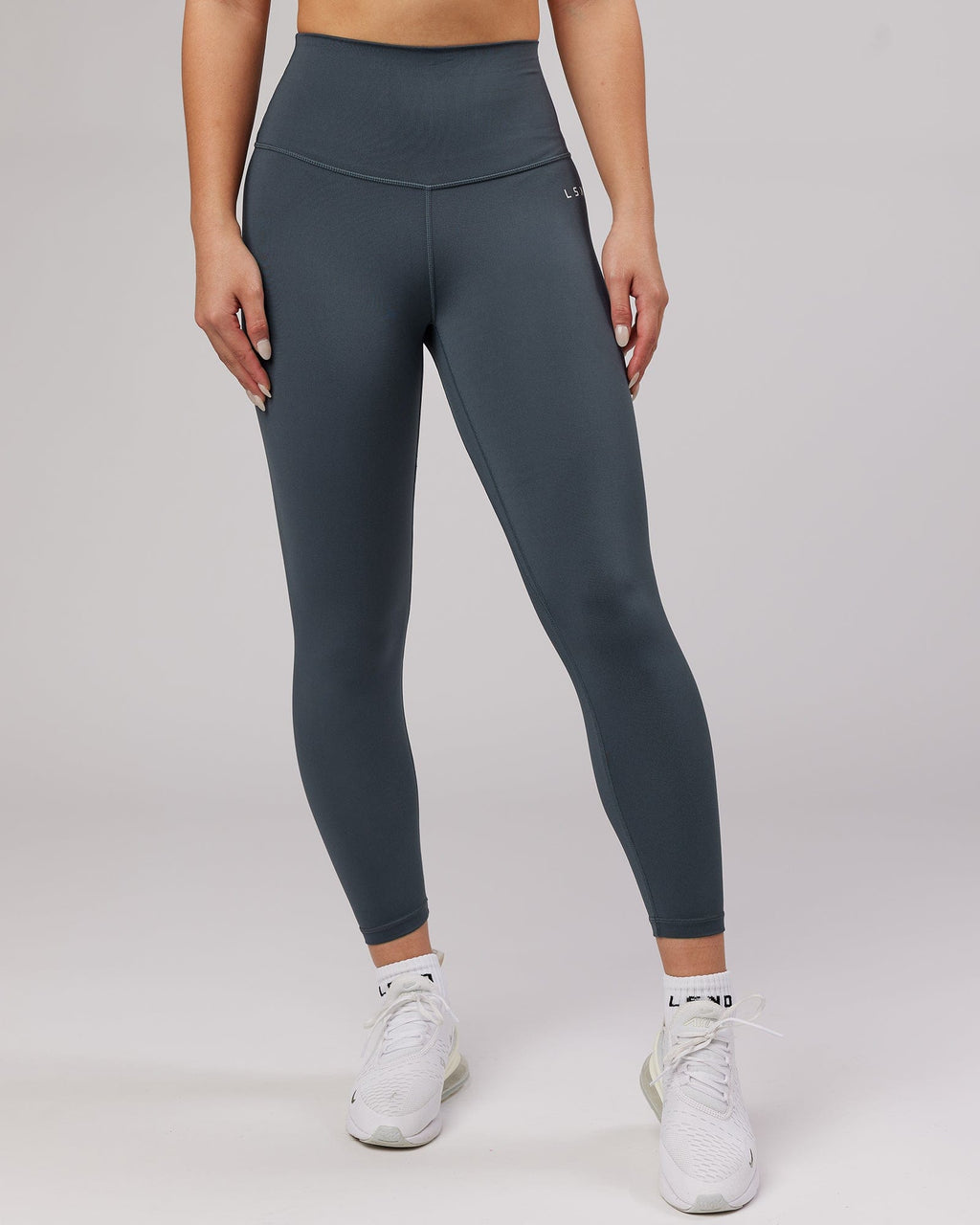 Model wearing Base 7/8 Length Tight - Ink