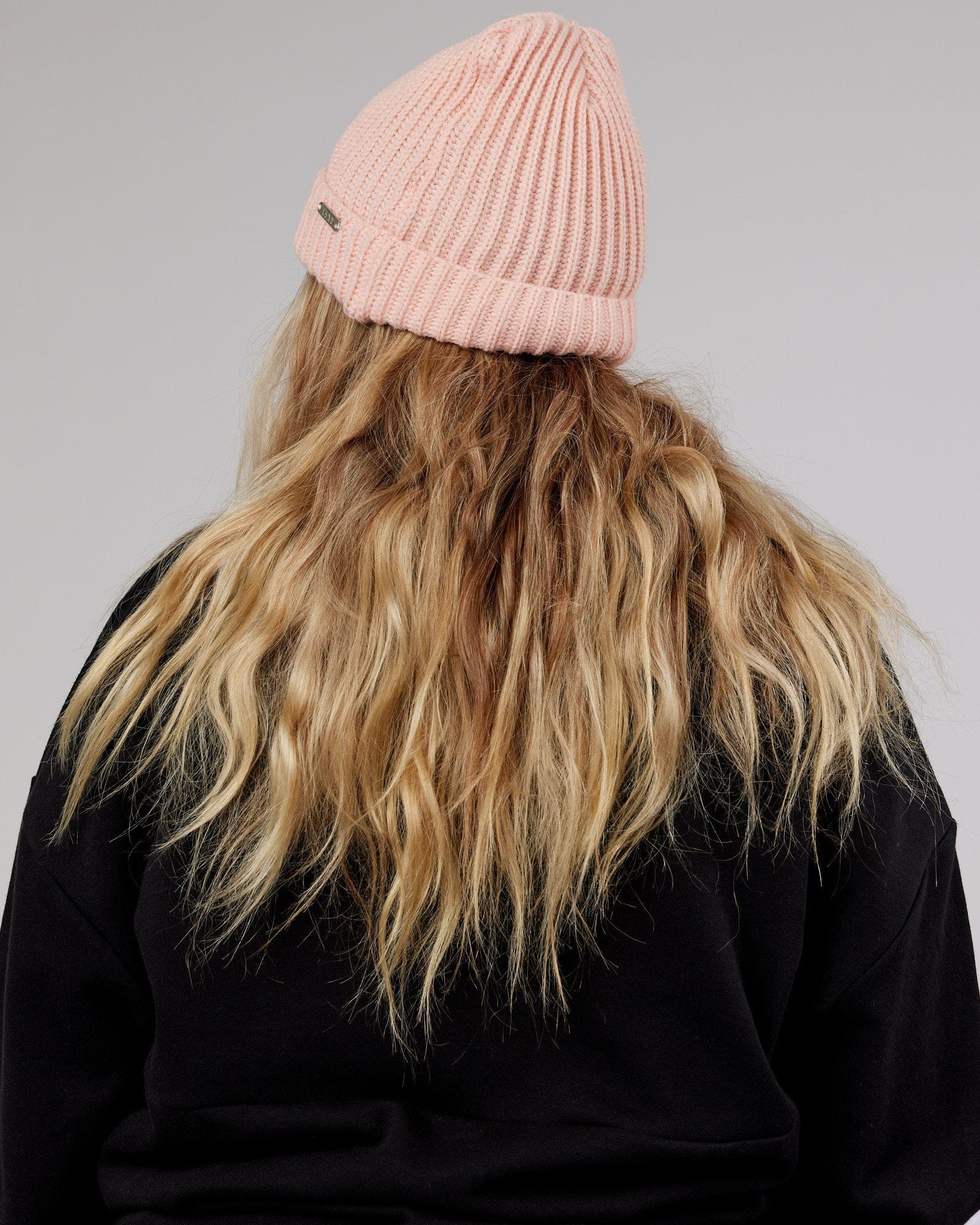 Model wearing Alpine Beanie - Pink