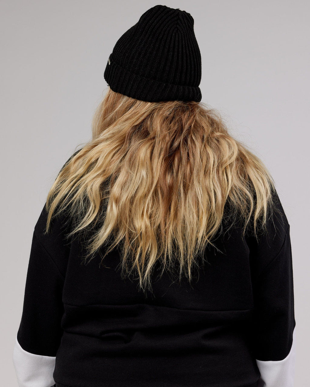 Model wearing Alpine Beanie - Black