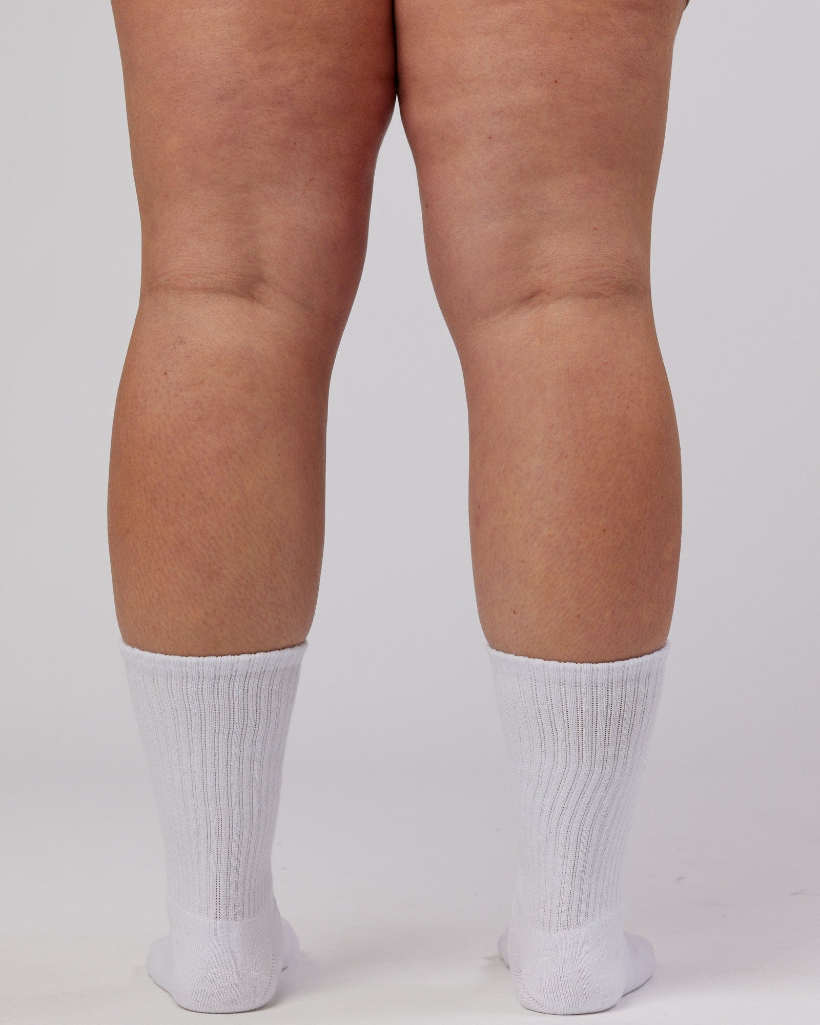 Model wearing Signal Crew Sock - Taupe