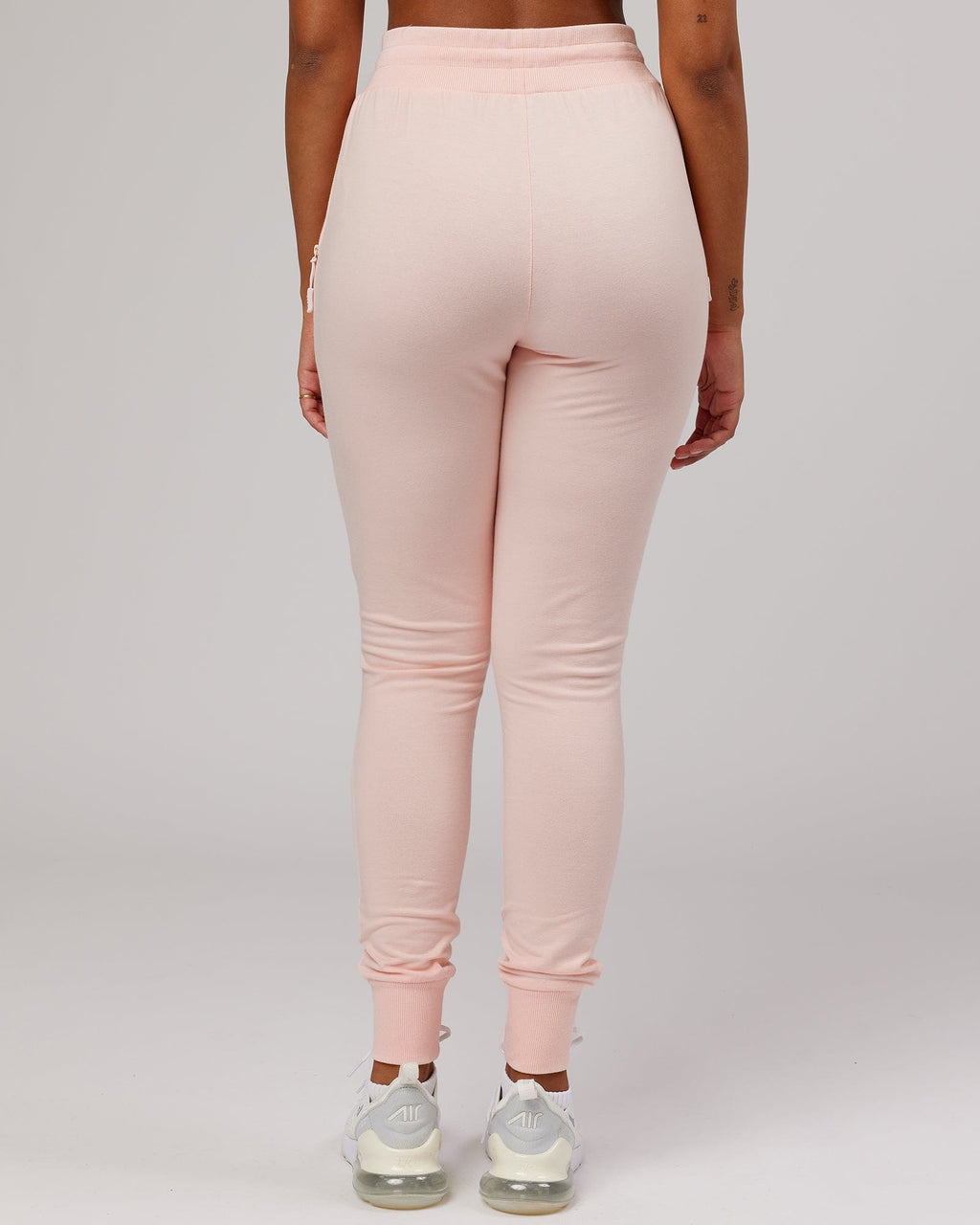 Model wearing PB Jogger - Pink-Tonal
