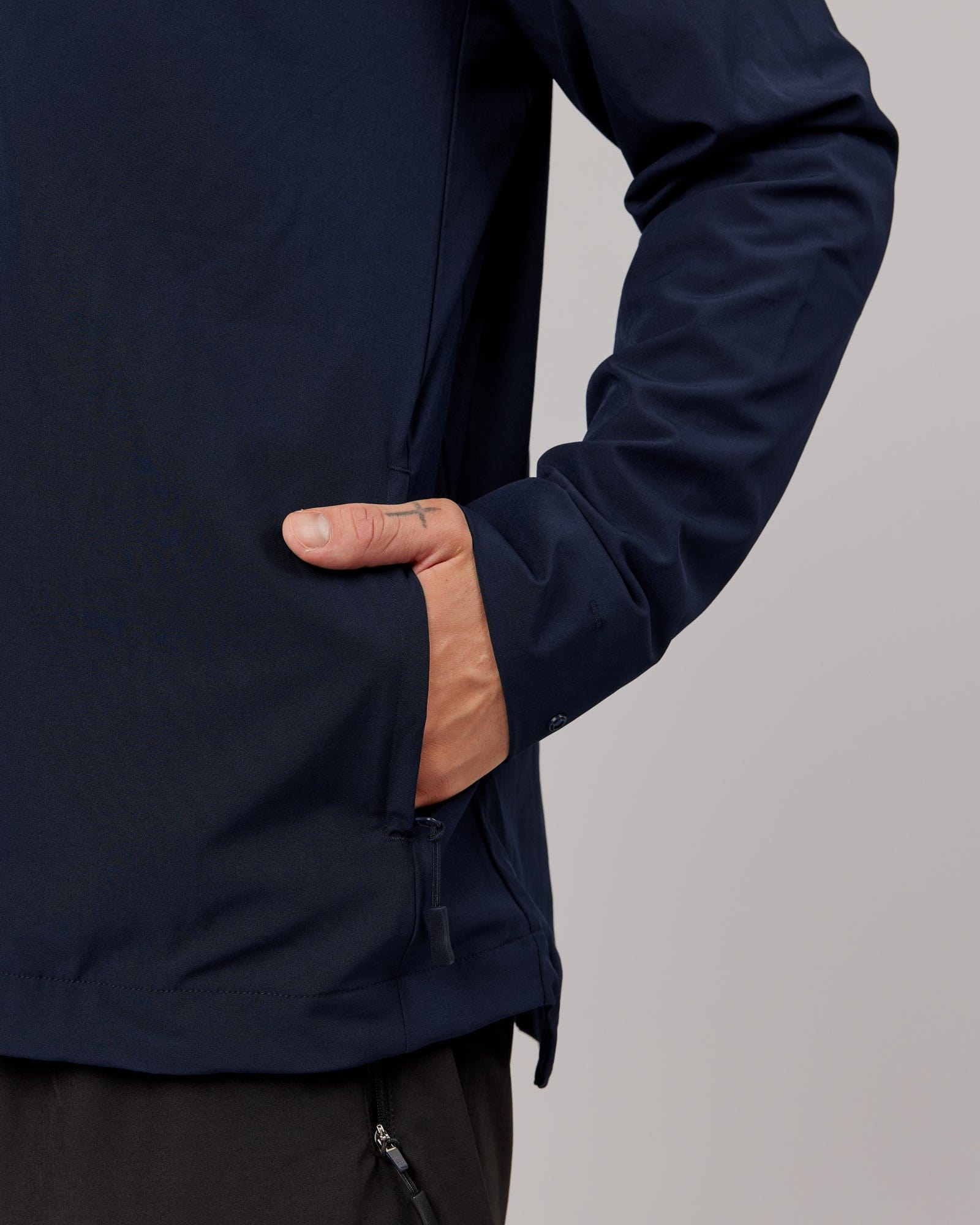 Model wearing Functional Training Jacket - Navy