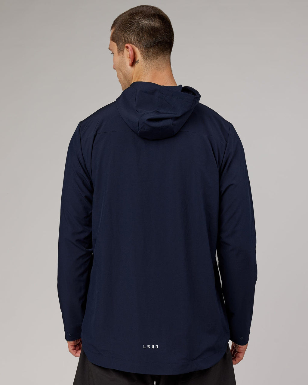 Model wearing Functional Training Jacket - Navy