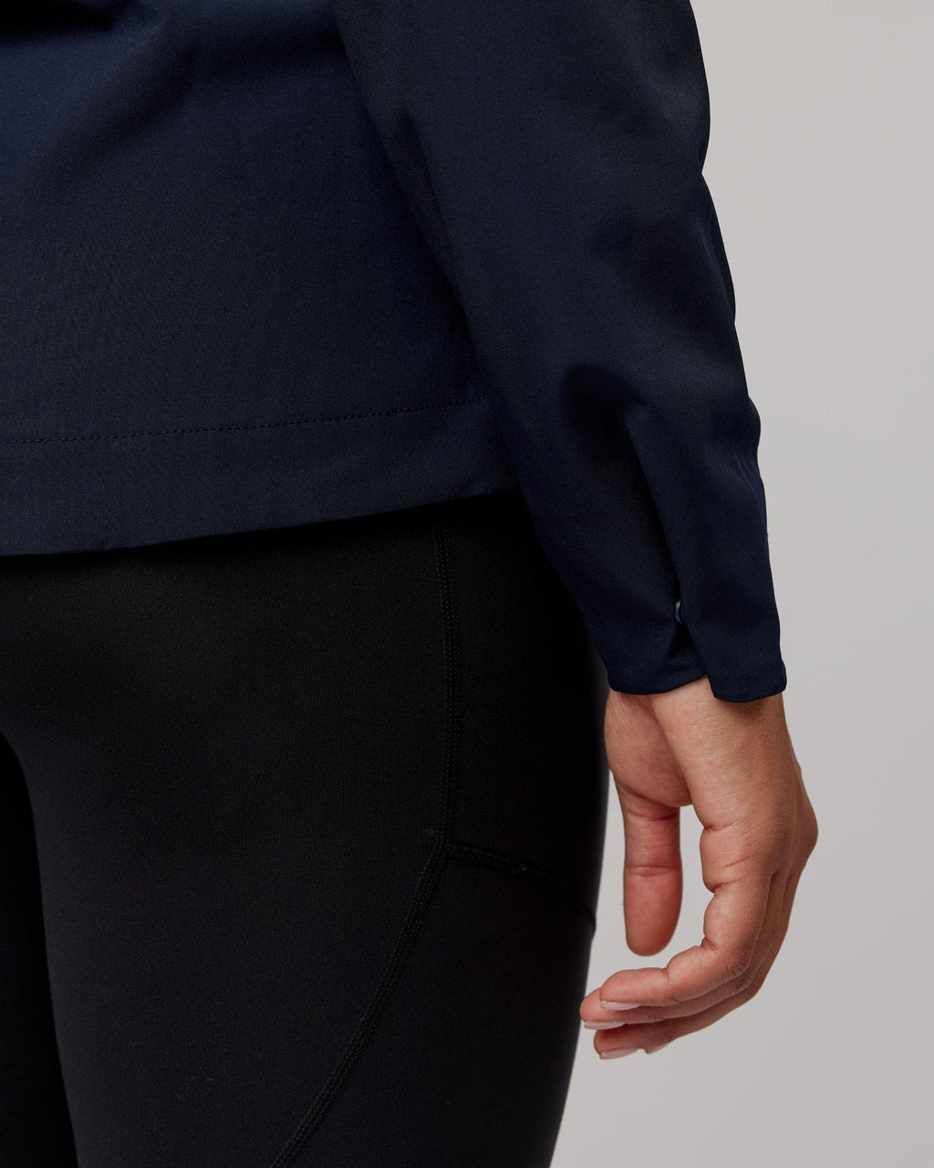 Model wearing Functional Training Jacket - Navy