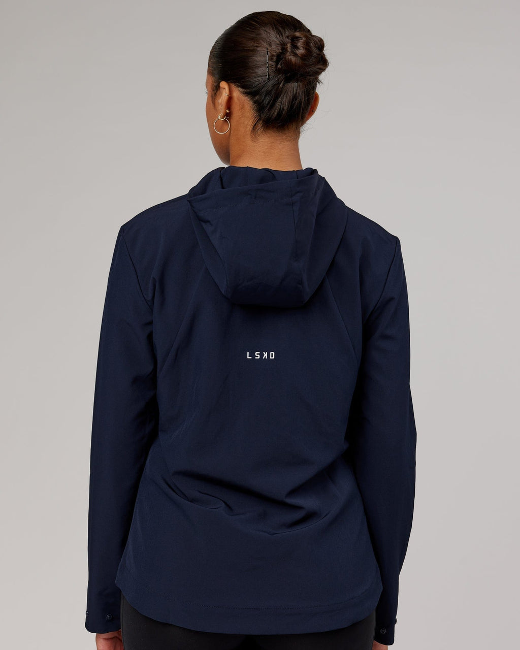 Model wearing Functional Training Jacket - Navy