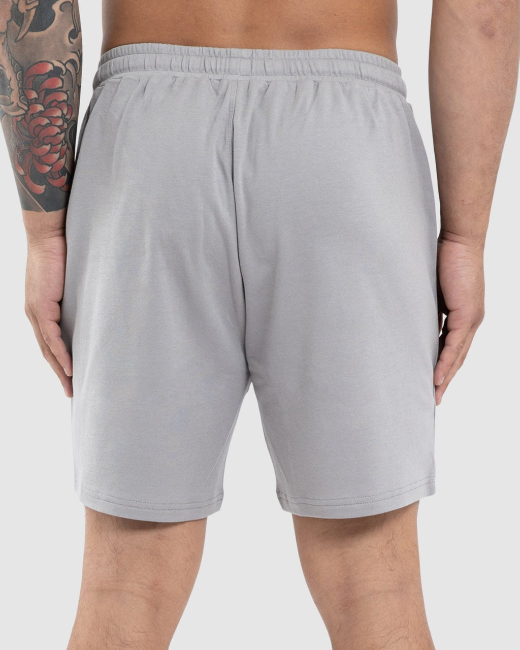 Model wearing Faculty Jersey Short - Alloy