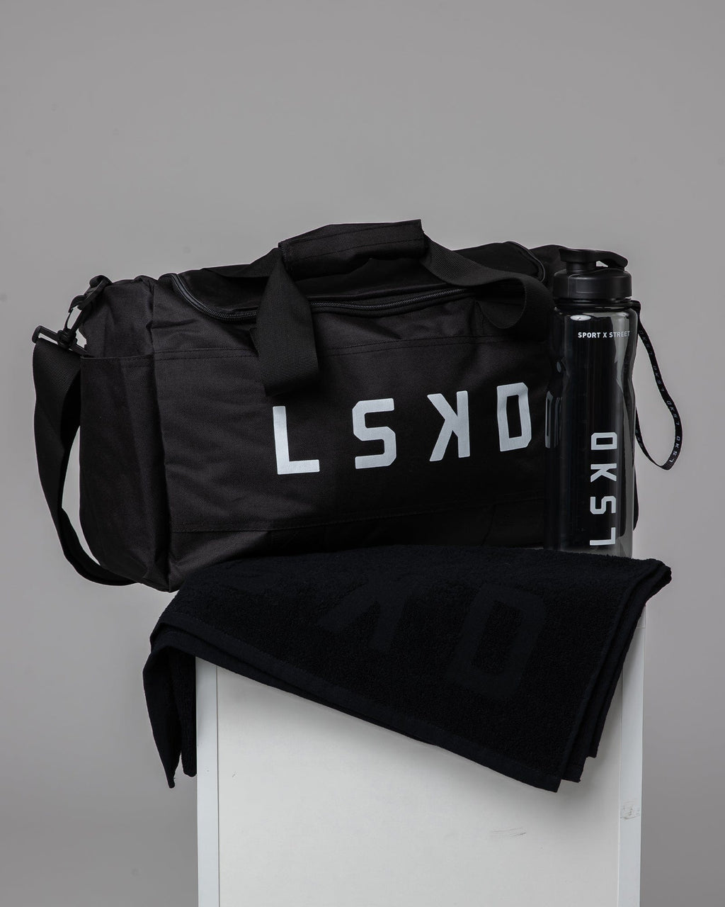 Model wearing The Essentials Bundle - Black