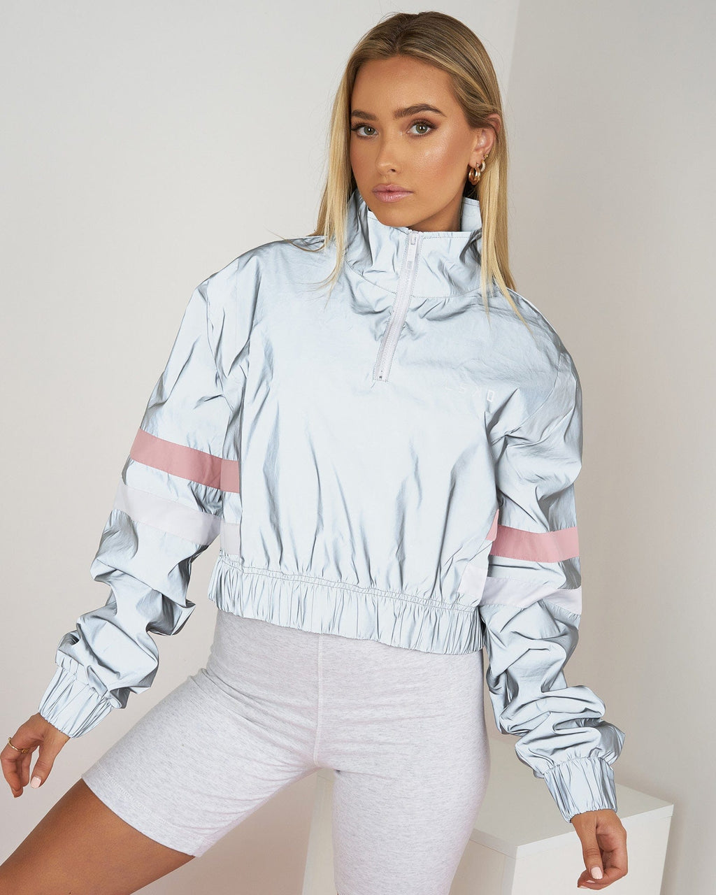 Model wearing Willow Jacket - Reflective