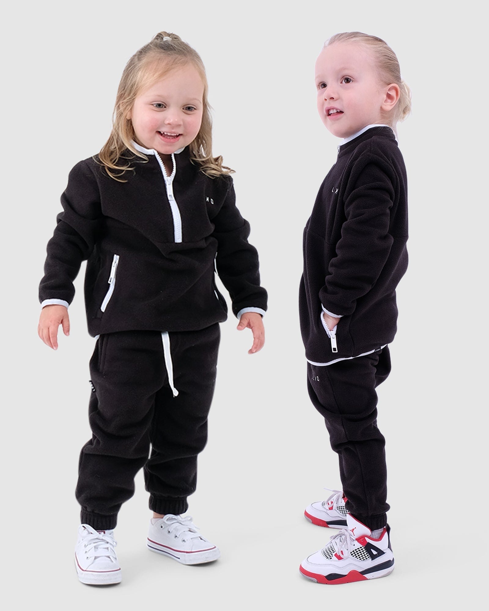 Model wearing Wanderer Trackpant (00-8) - Black