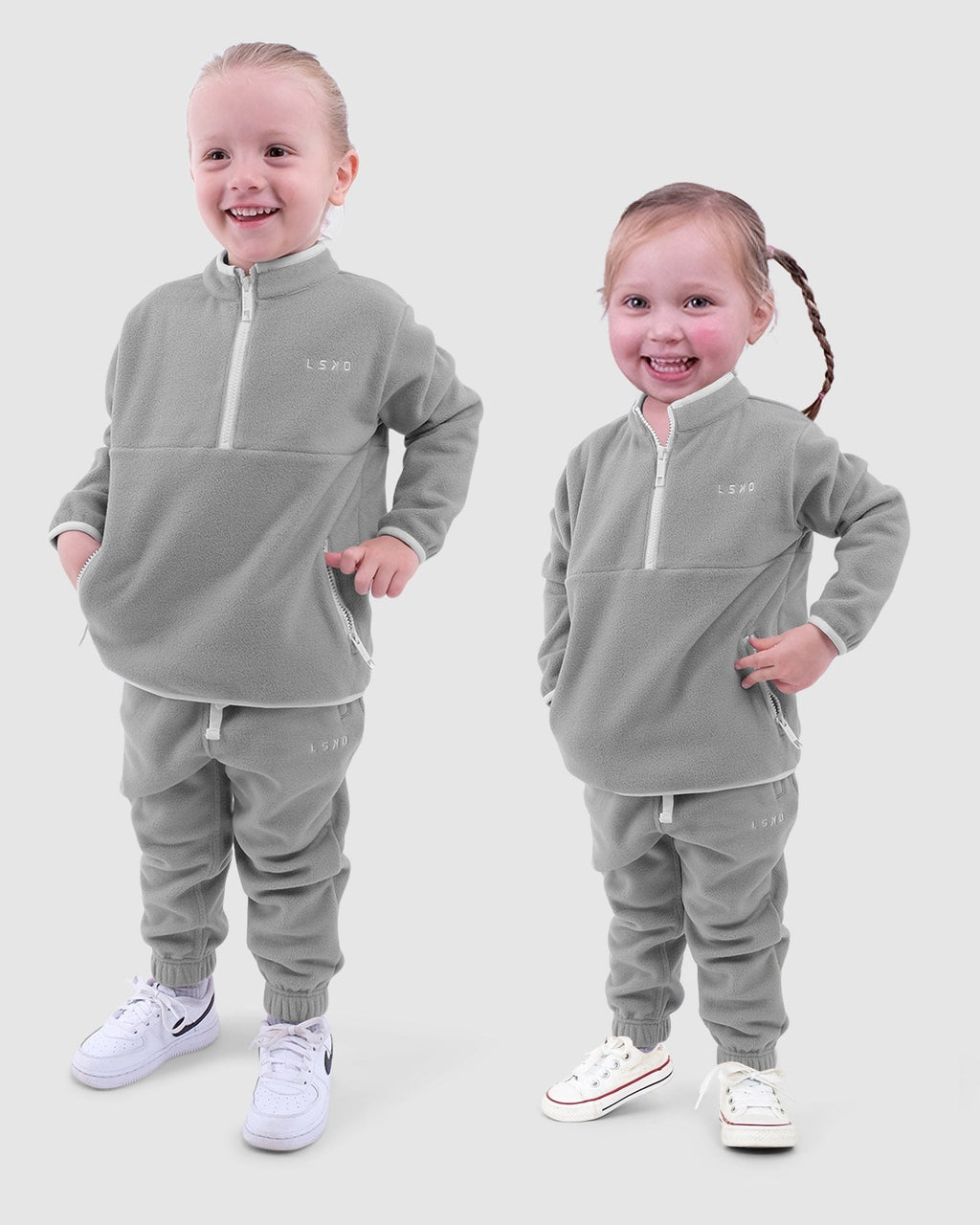 Model wearing Wanderer Trackpant (00-8) - Frost