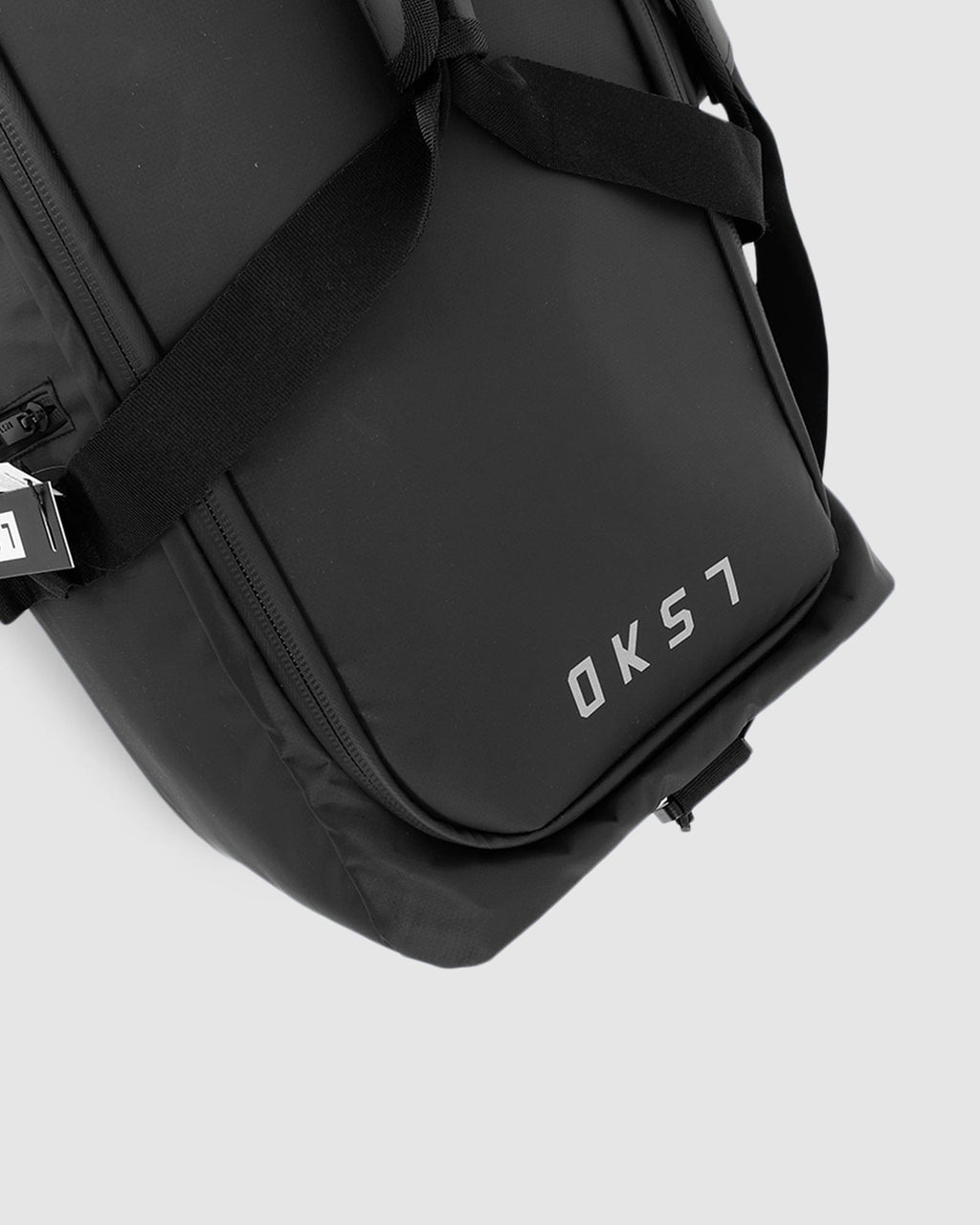 Model wearing Expedition Duffle - Black