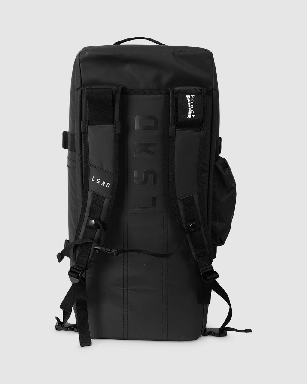 Model wearing Expedition Duffle - Black