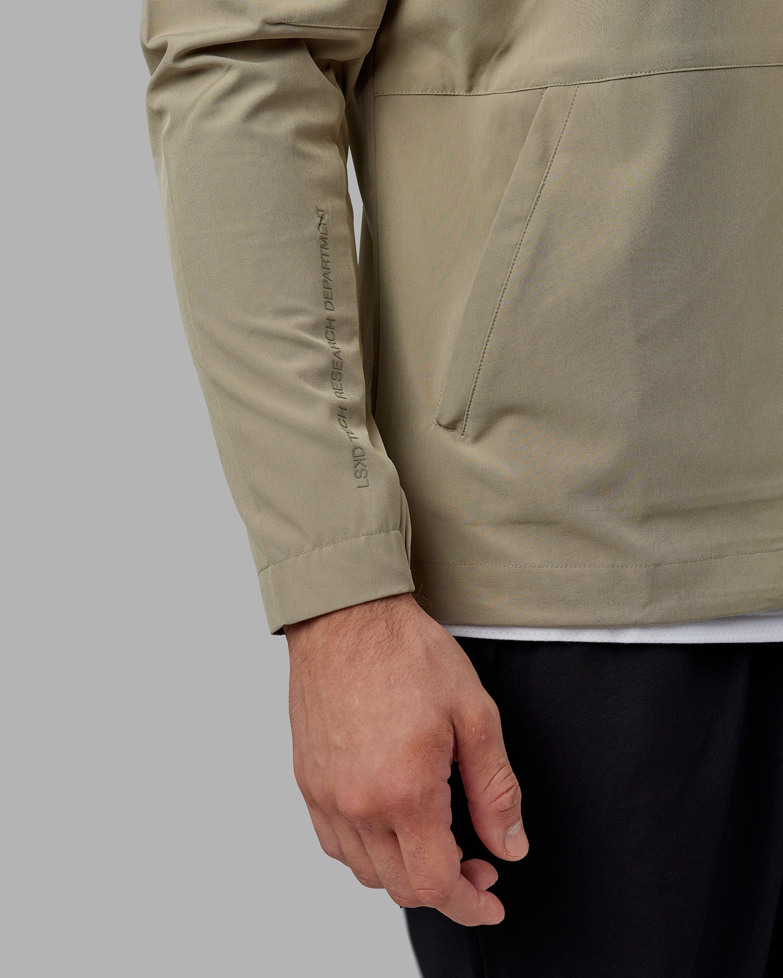 Model wearing Energy Stretch Performance Jacket - Laurel Oak