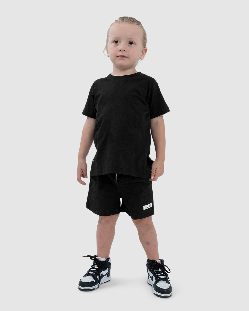 Model wearing Span Tee (00-8) - Black