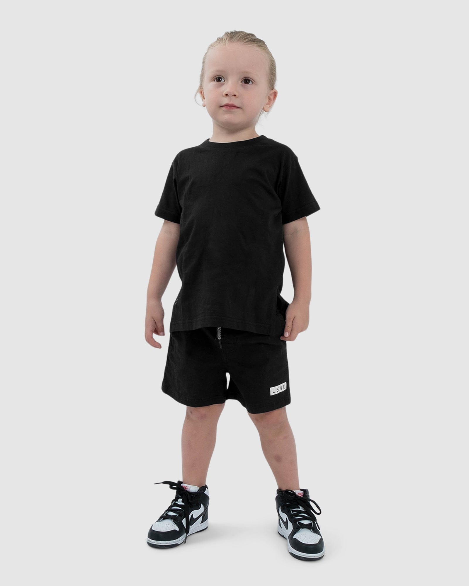 Model wearing Span Tee (00-8) - Black