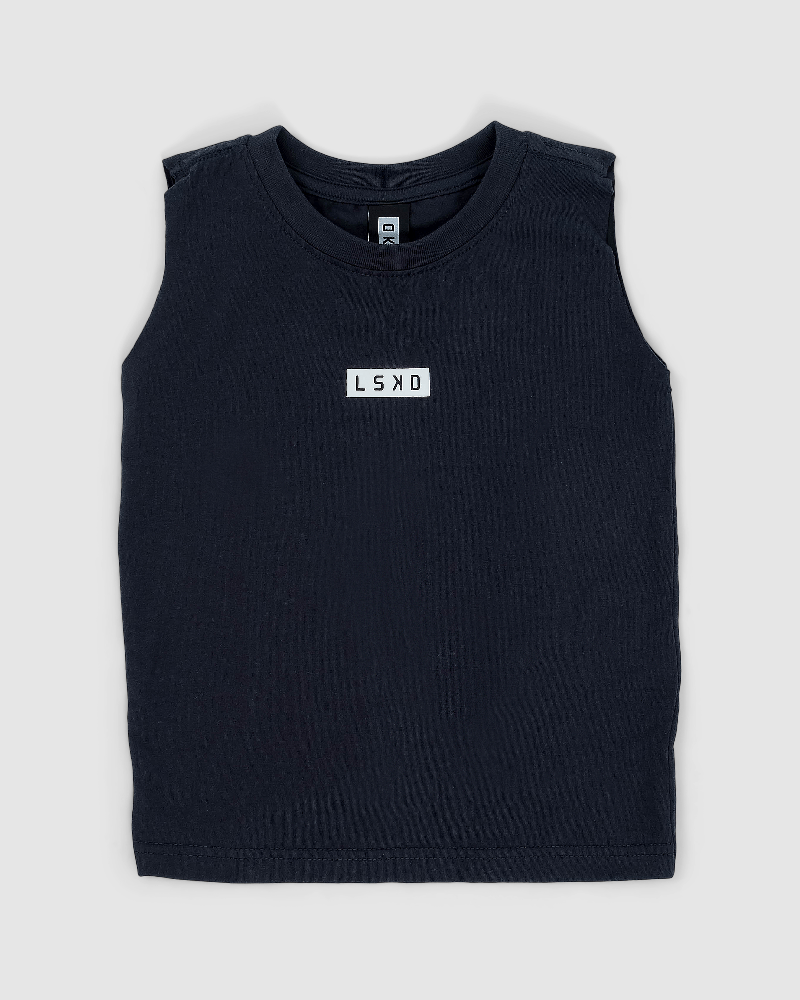 Model wearing Crossover Tank (00-8) - Carbon