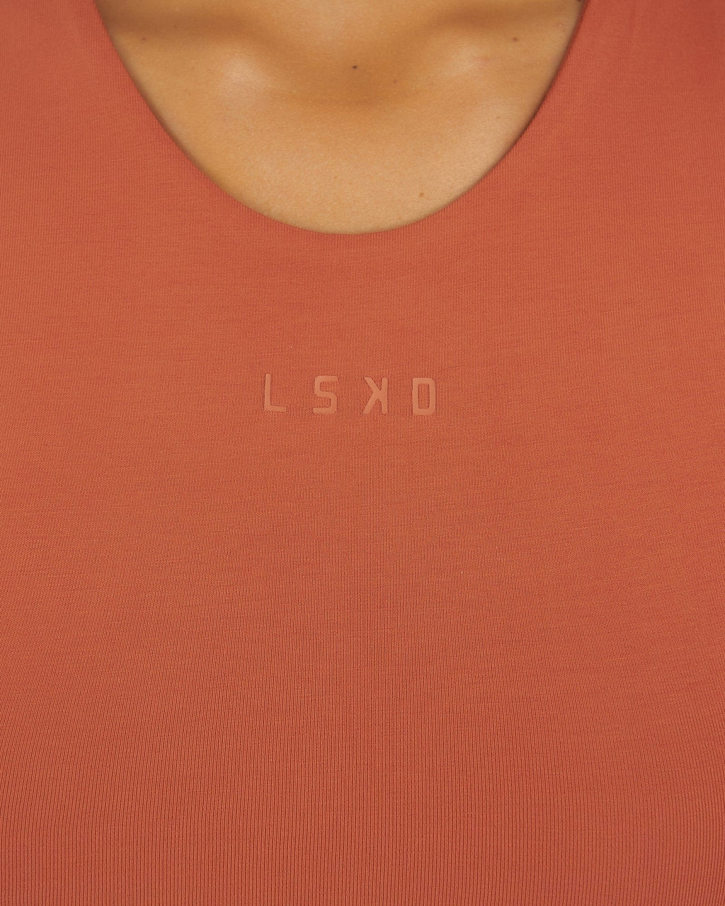 Model wearing Warm-Up Tank - Auburn