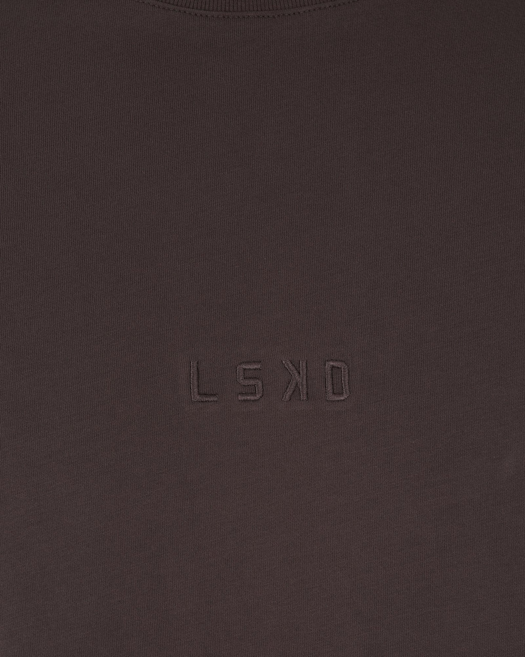 Model wearing Field Tee Dress - Peppercorn