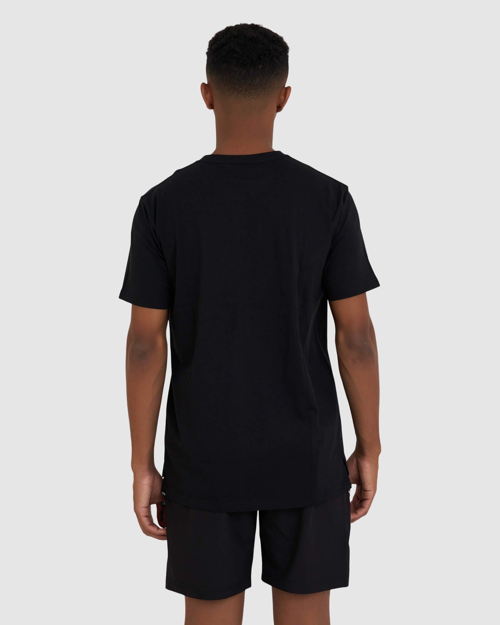 Model wearing Streets Tee - Black