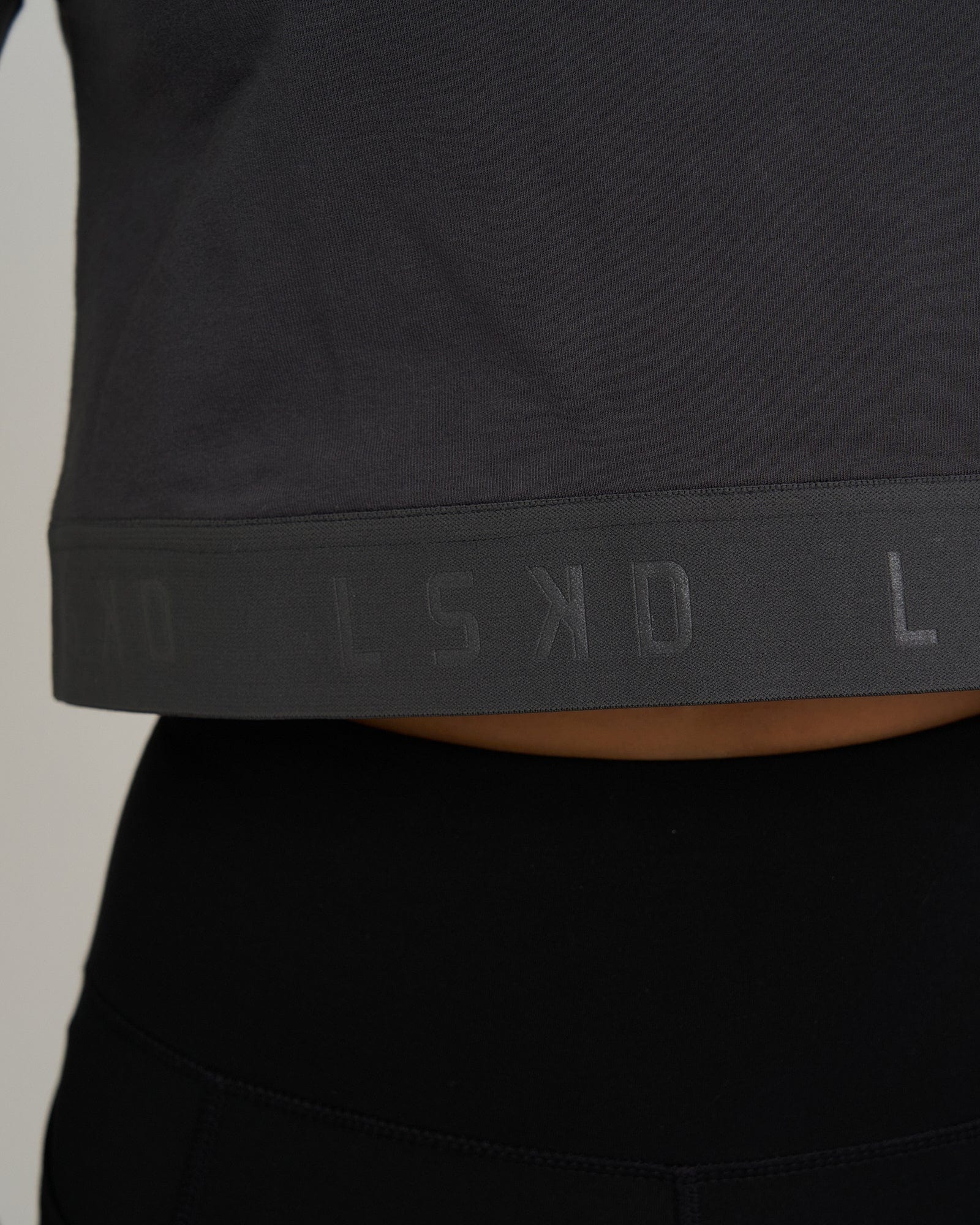 Model wearing Competition Sweater - Asphalt