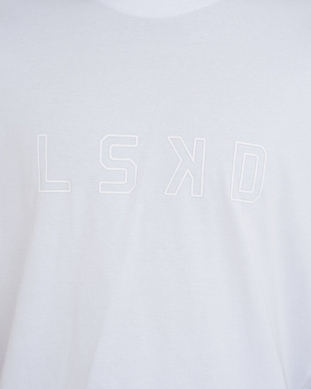 Model wearing Tidy Tank - White