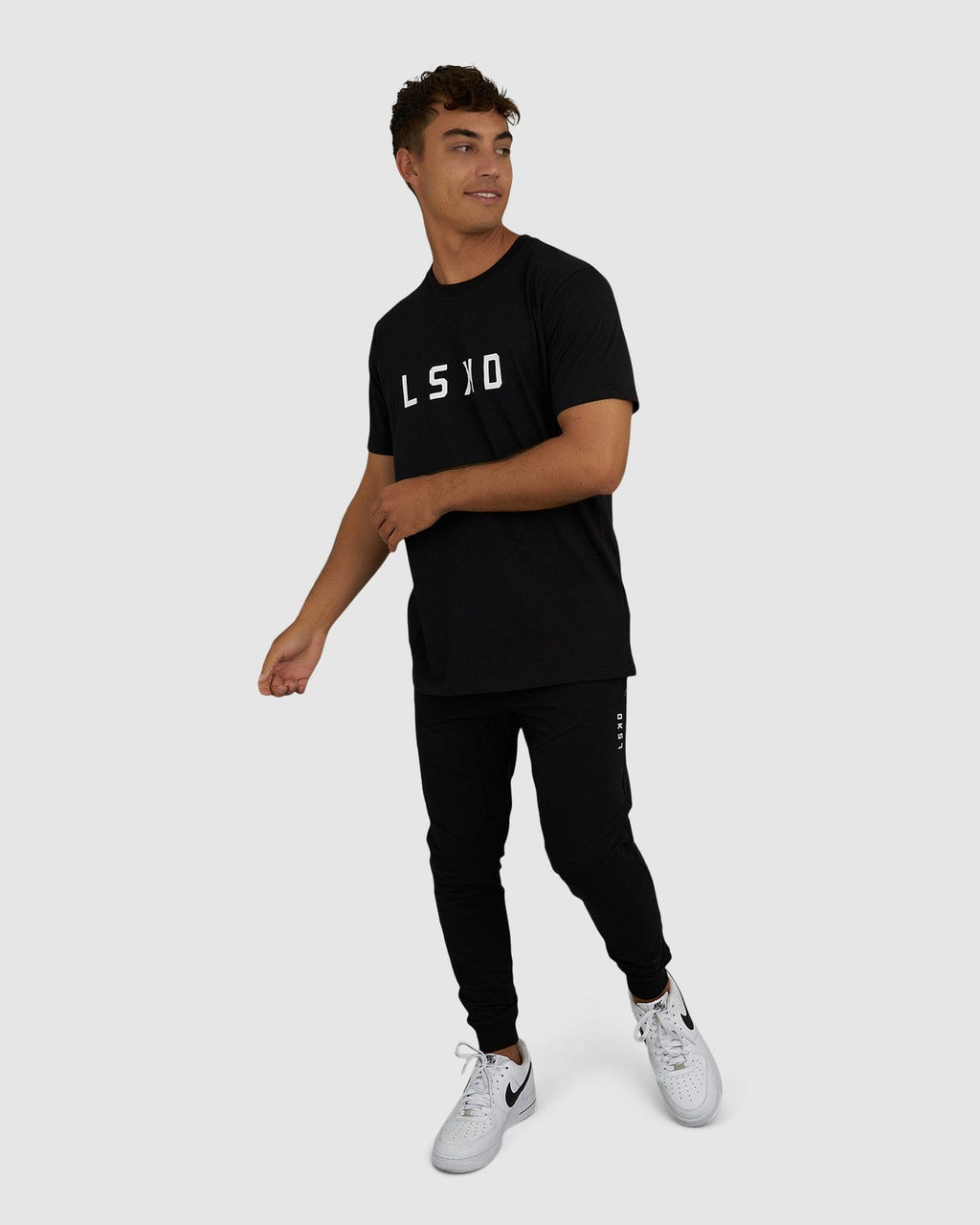 Model wearing Rep Jogger - Black