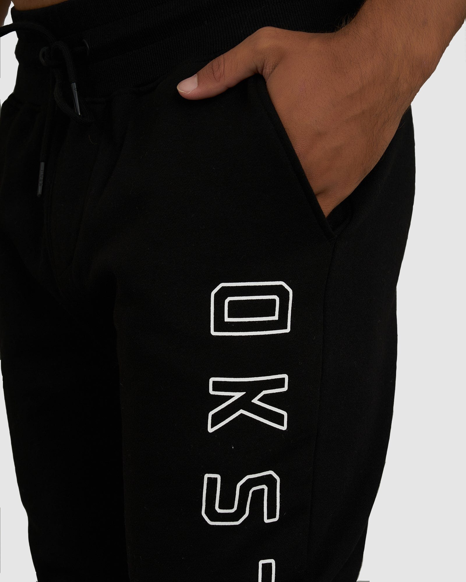 Model wearing Tidy Track Pant - Black