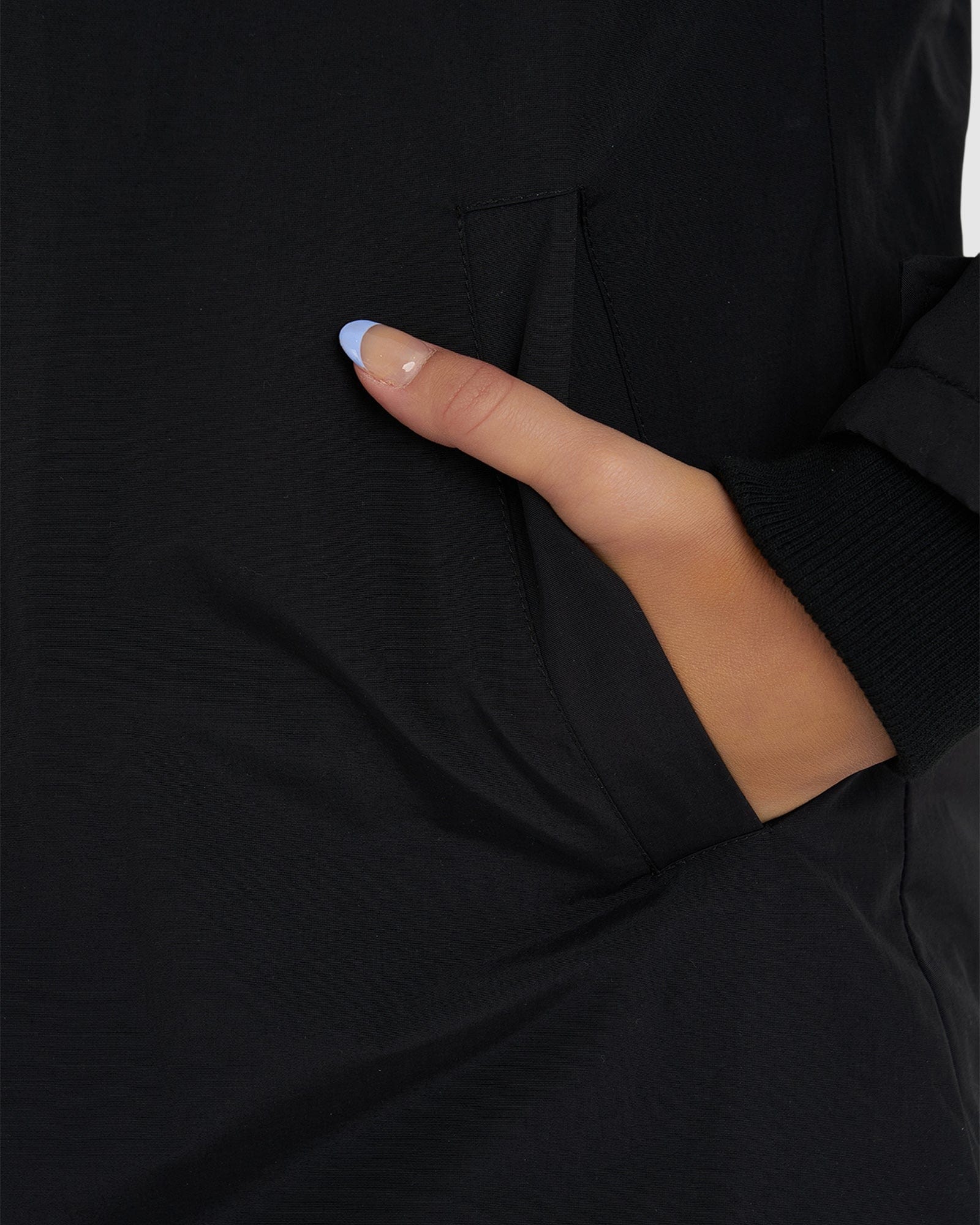 Model wearing Auxiliary Jacket 21 - Black