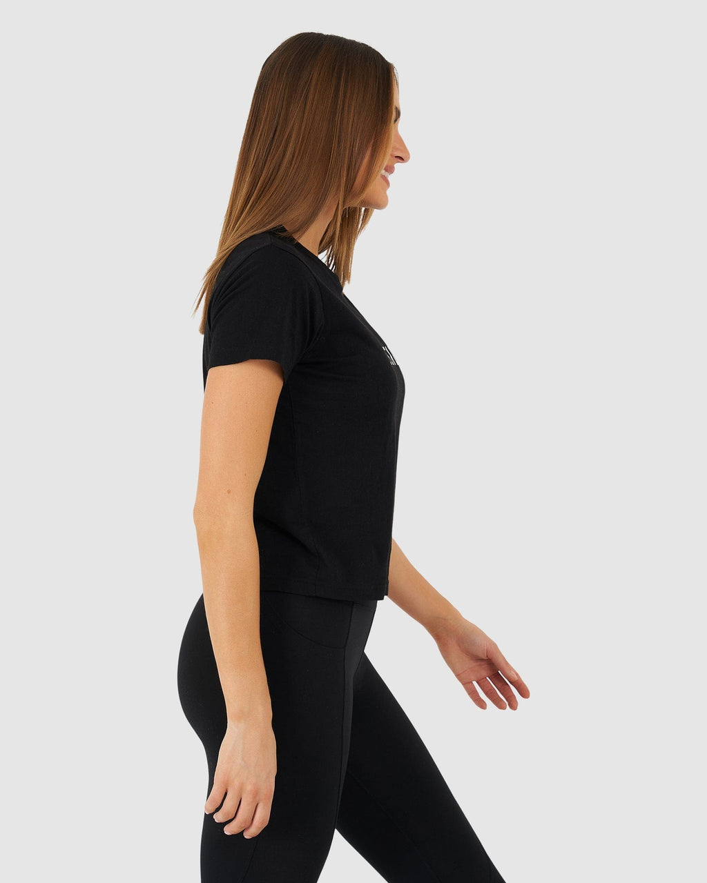 Model wearing Structure Tee - Black