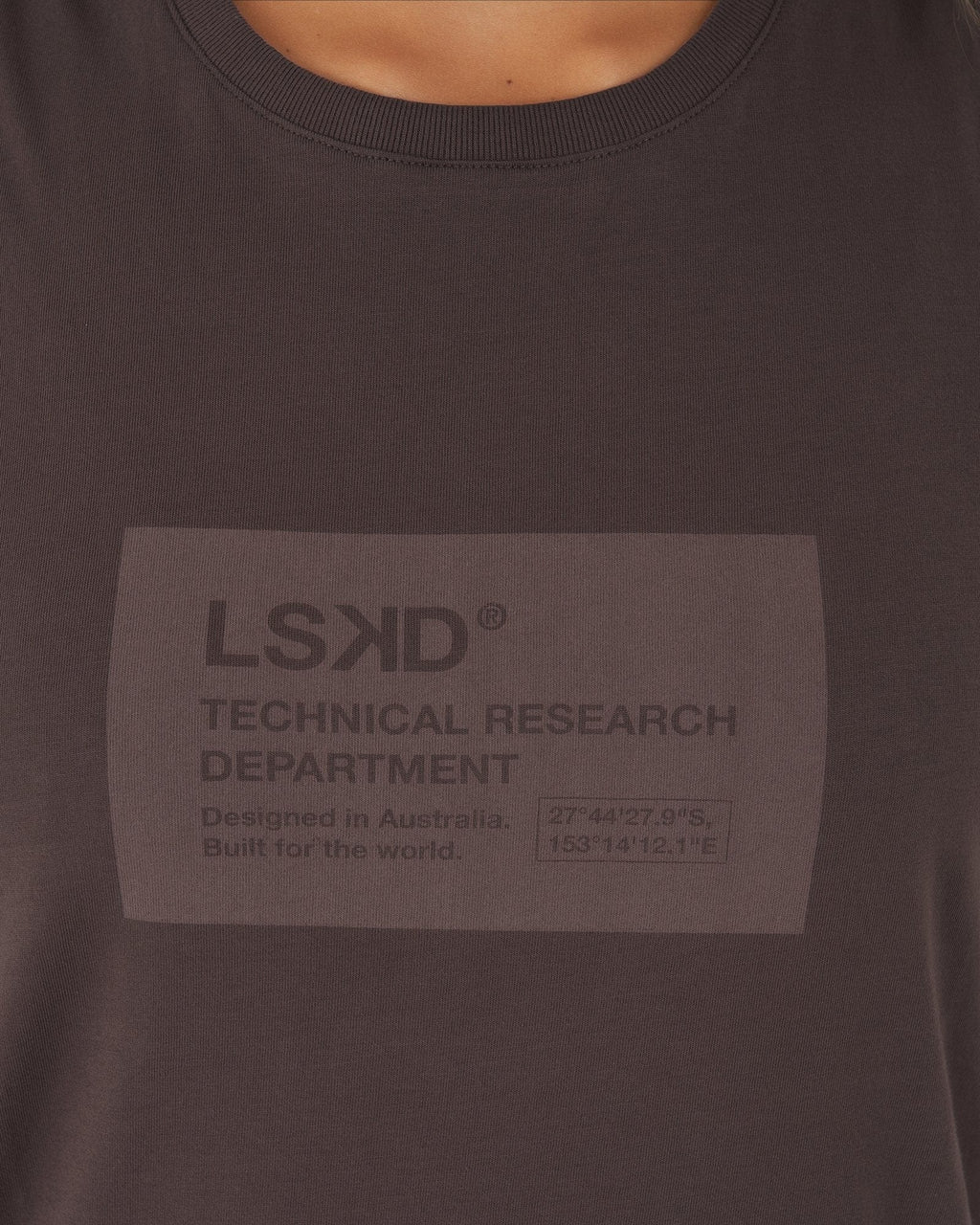 Model wearing Pump Tank Dress - Peppercorn