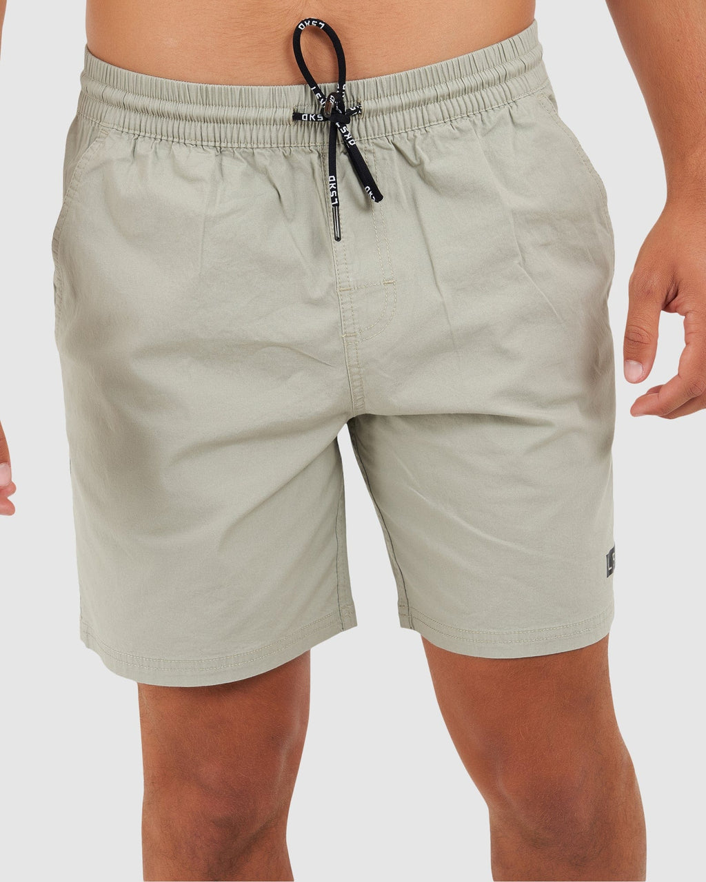 Model wearing Daily Short - Stone