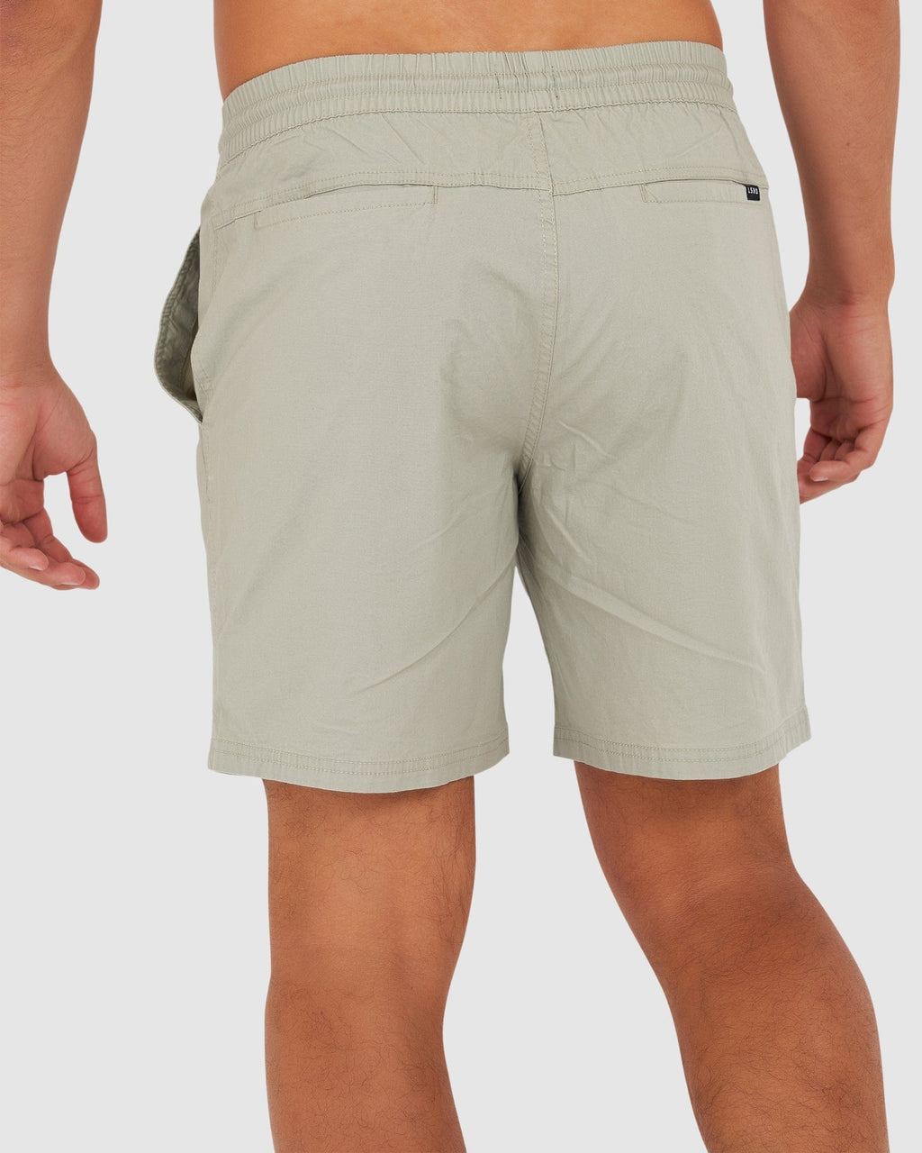 Model wearing Daily Short - Stone