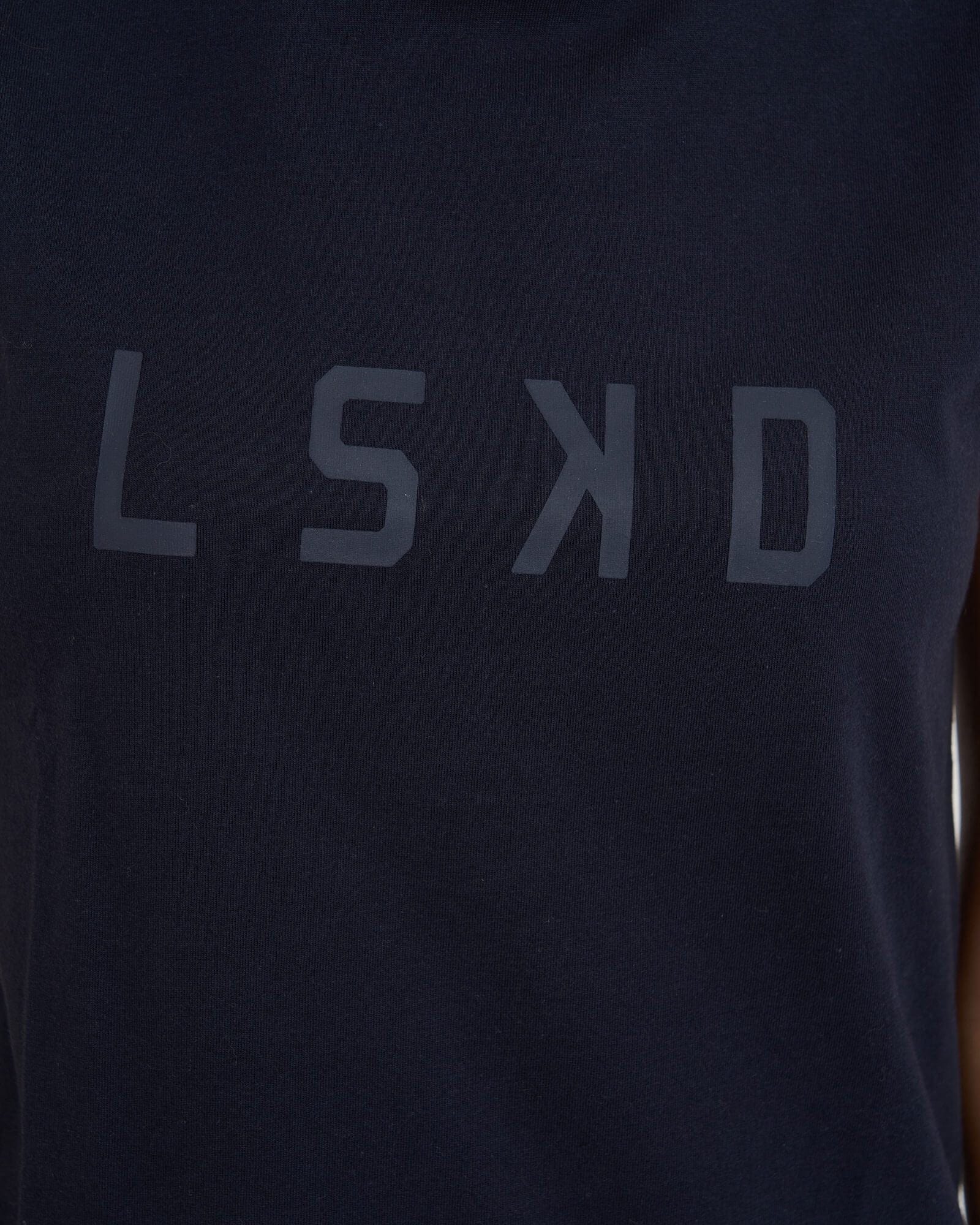 Model wearing Structure Dress - Navy