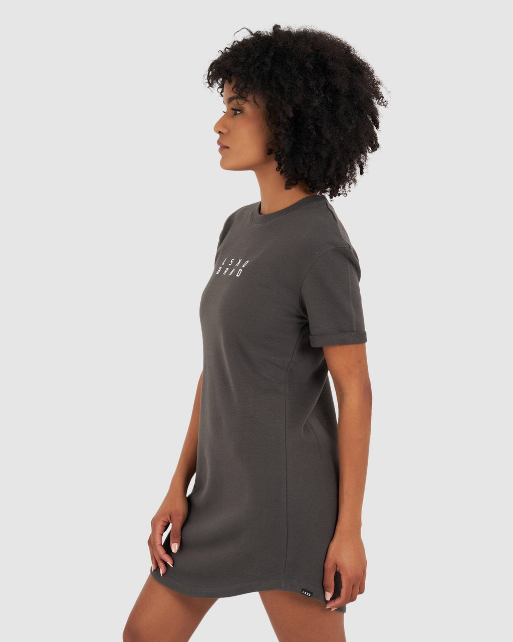 Model wearing Stacker Dress - Vintage Black