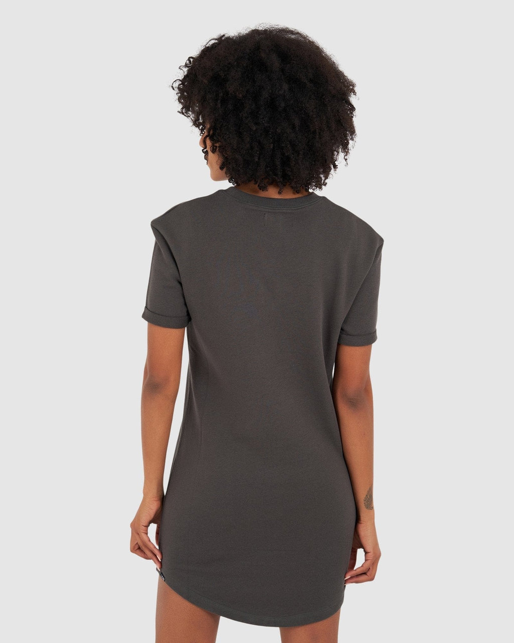 Model wearing Stacker Dress - Vintage Black