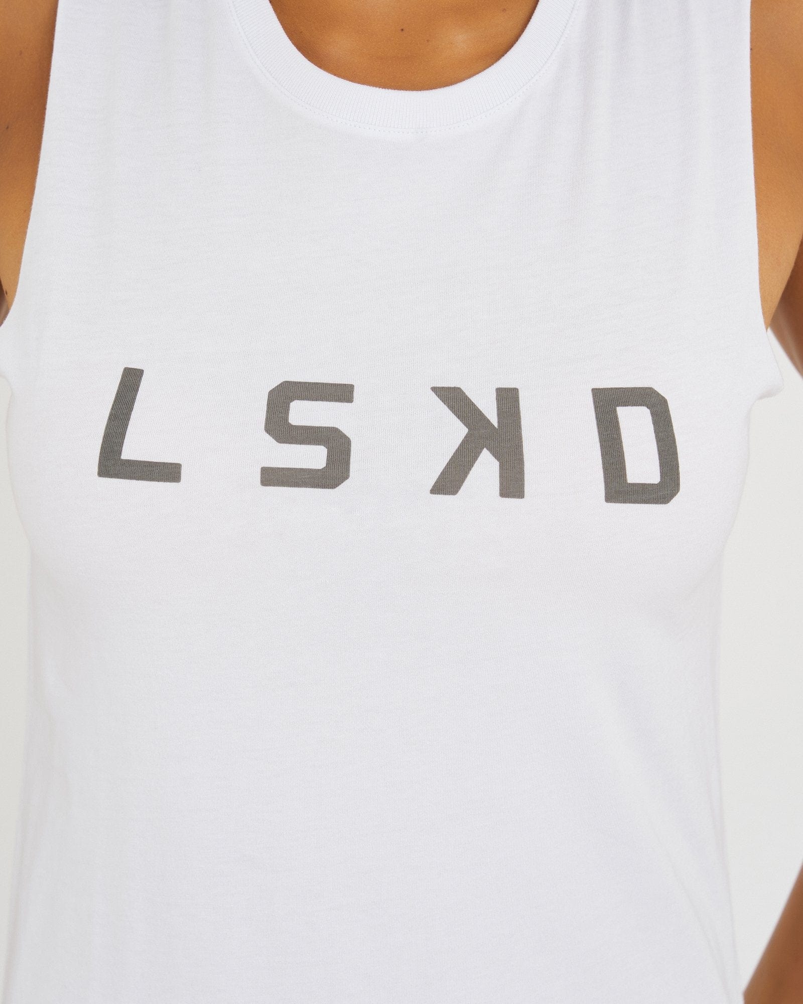 Model wearing Structure Dress - White- Shade